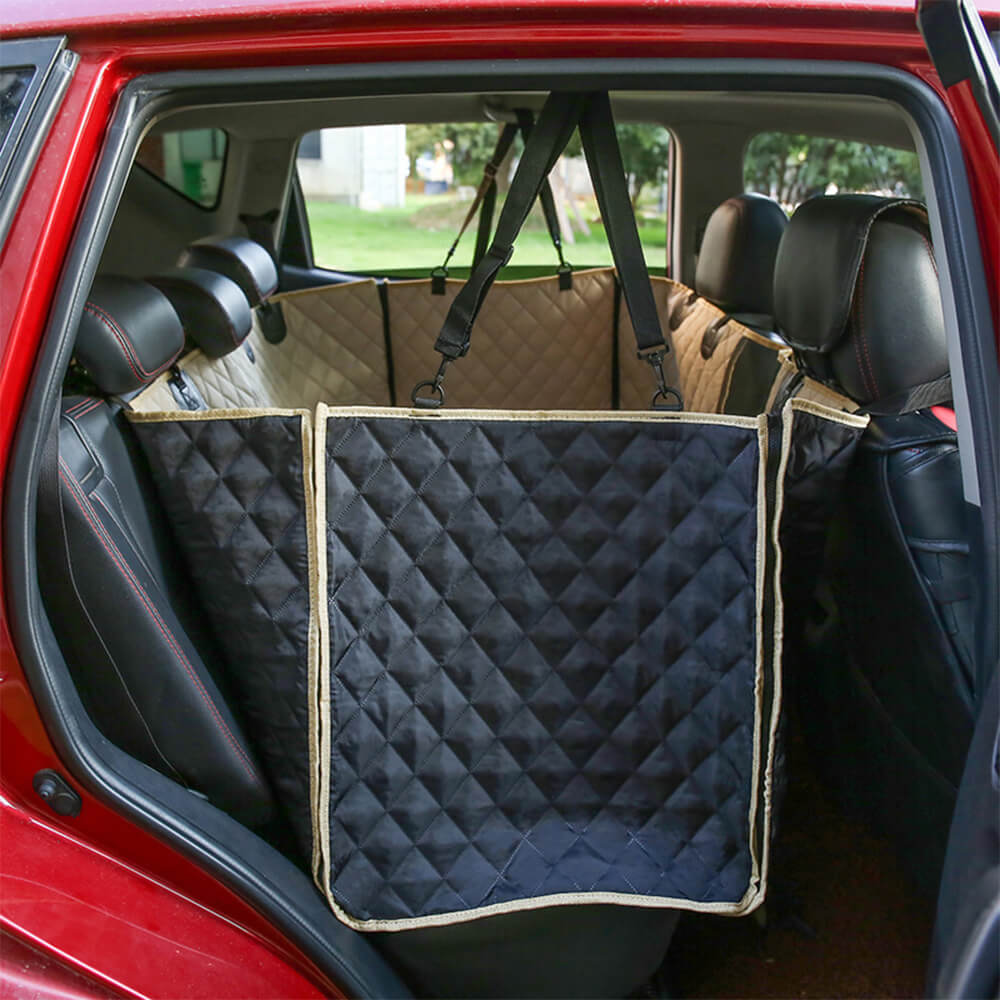Safety Sofa Waterproof Multi-Use Car Dog Seat Cover – Convertible Back Seat Protector for Pets