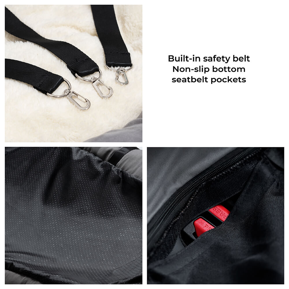 Pet Travel Bolster Safety Medium Large Dog Car Back Seat Bed