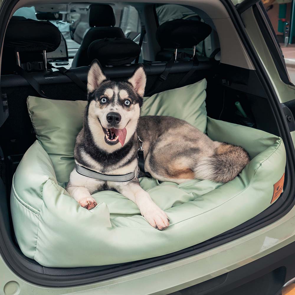 Pet Travel Bolster Safety Waterproof Medium Large Dog Car Back Seat Bed
