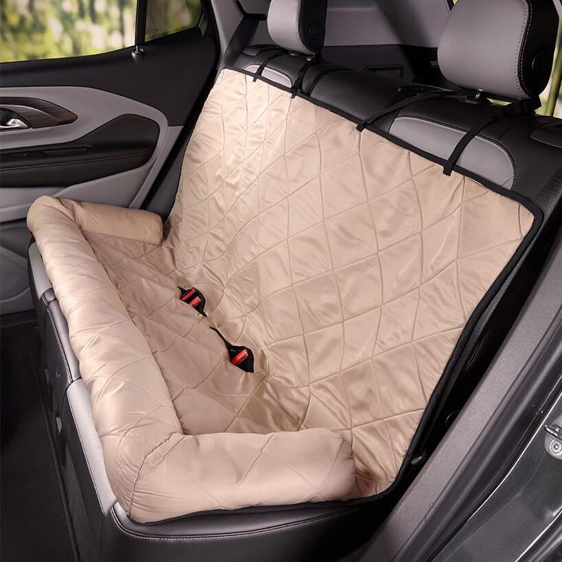 Pet Travel Bolster Safety Medium Large Dog Car Back Seat Bed