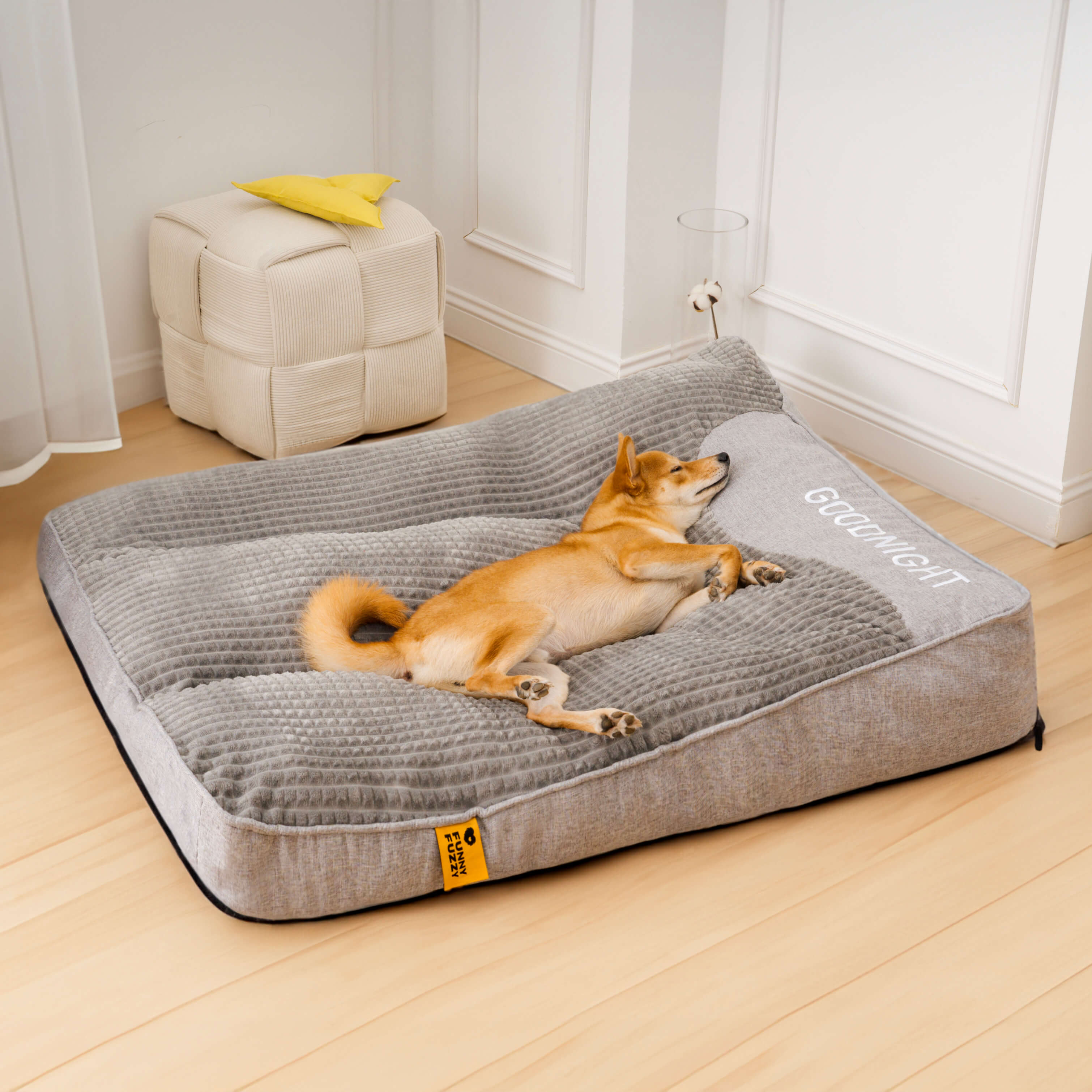 Pet Large Thick Scratch-resistant Spine Protection Dog Cushion Bed