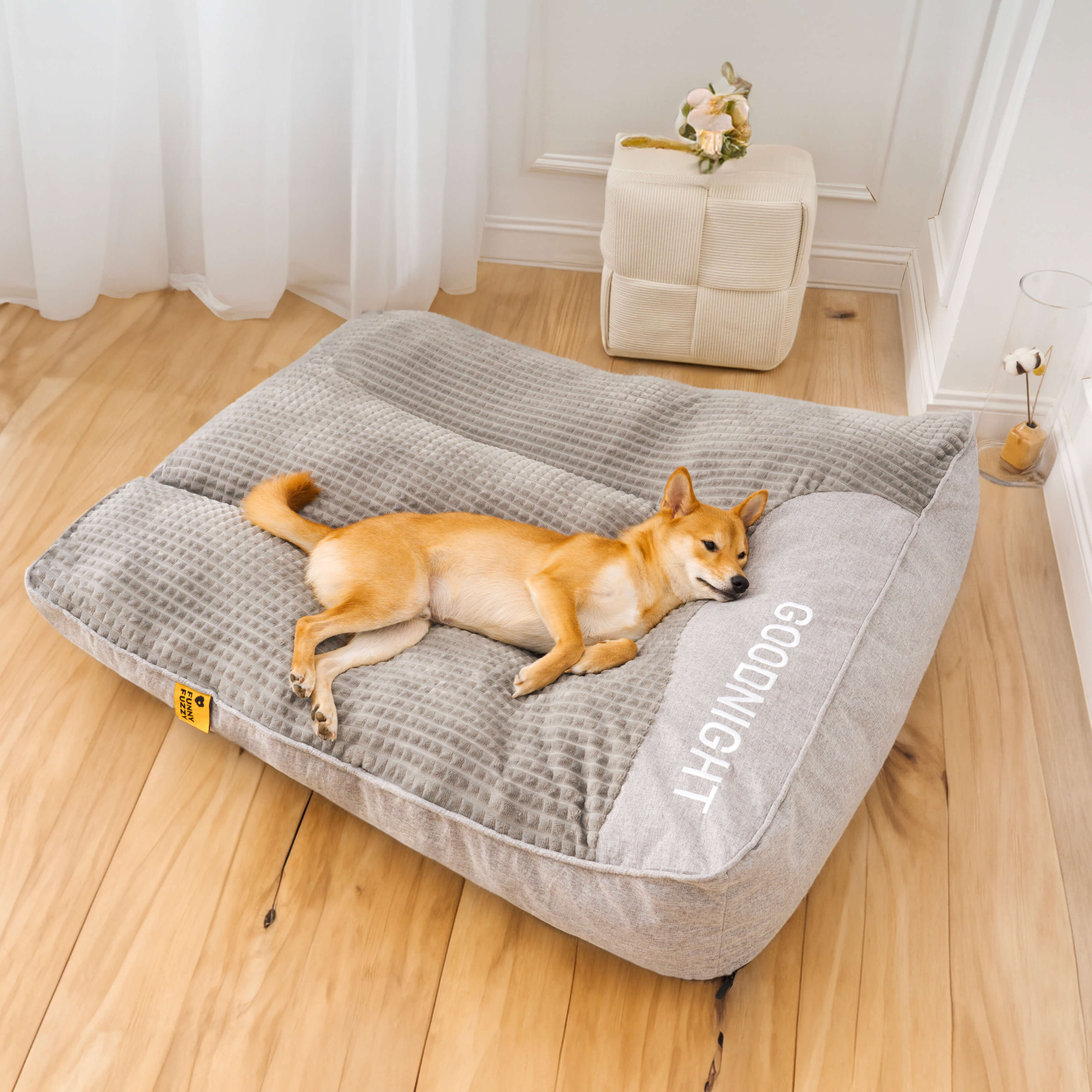 Pet Large Thick Scratch-resistant Spine Protection Dog Cushion Bed