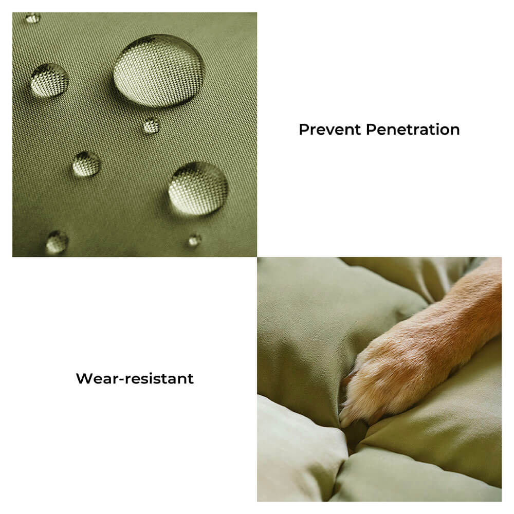 Pet Travel Bolster Safety Back Seat Large Dog Car Seat Bed - Chessboard Lounge