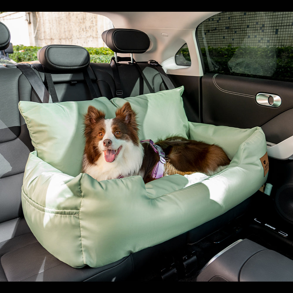 Pet Travel Bolster Safety Waterproof Medium Large Dog Car Back Seat Bed