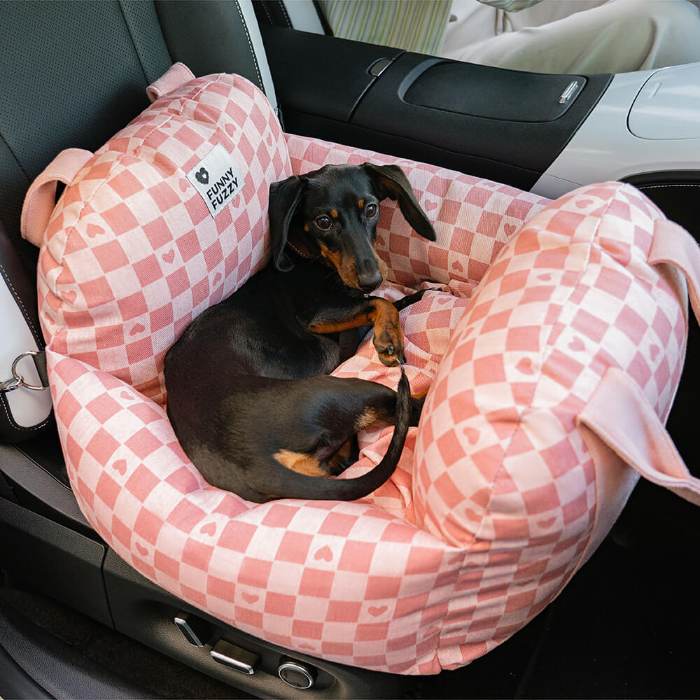 Pet Safety Dog Car Seat Bed - First Class